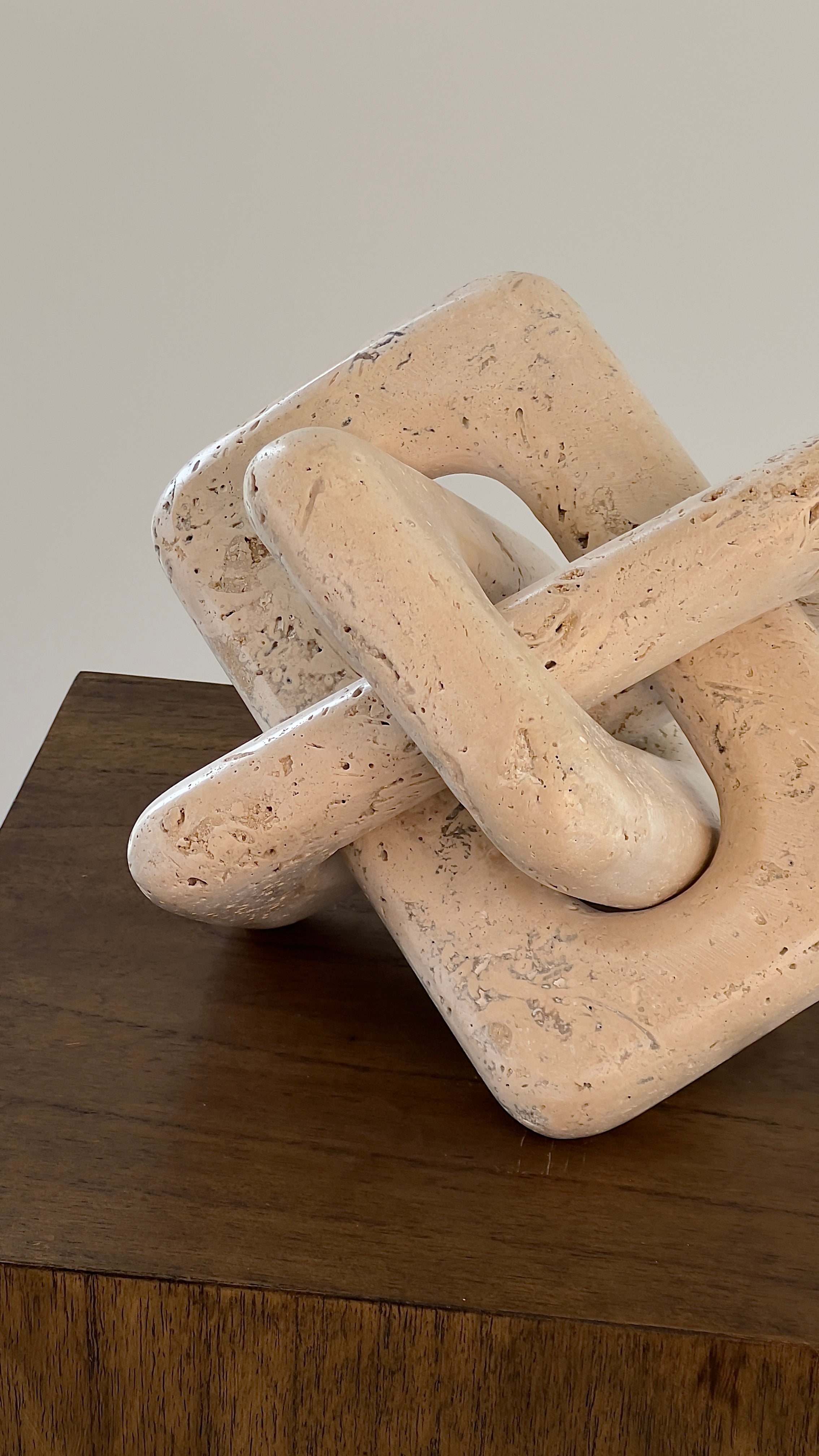 Nexus Travertine Sculpture