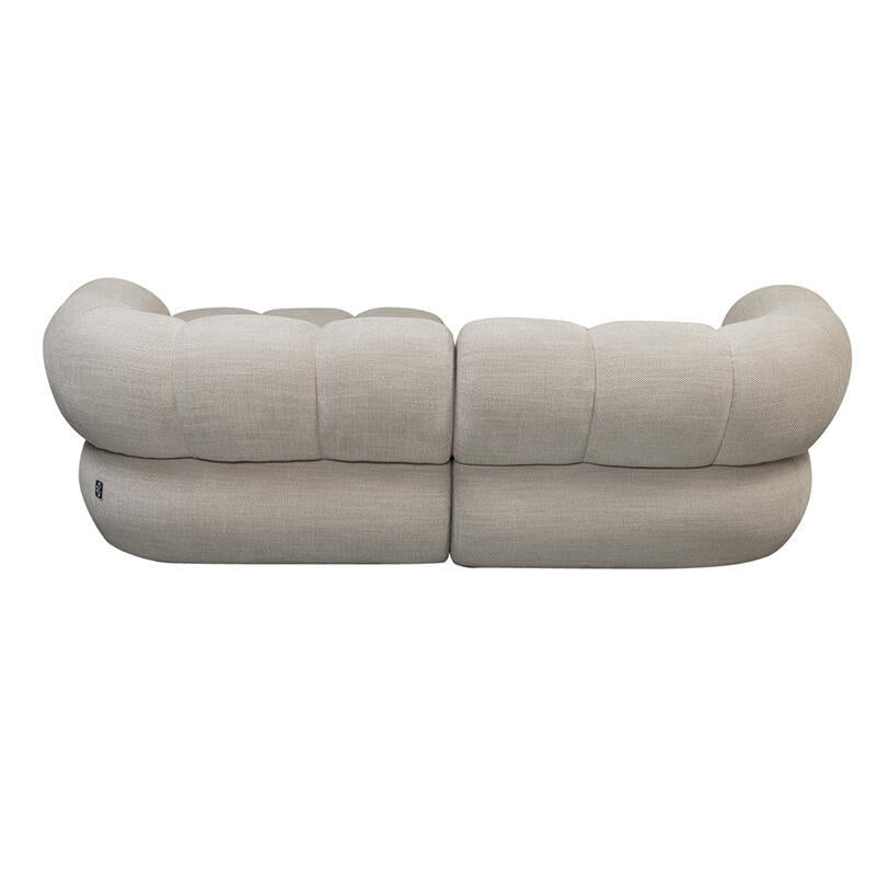 Sulcus Channel Tufted Sofa 2.5-zits met Right Lounge